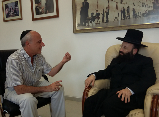 Daniel Berliner y el Rabino Shmuel Rabinovitch