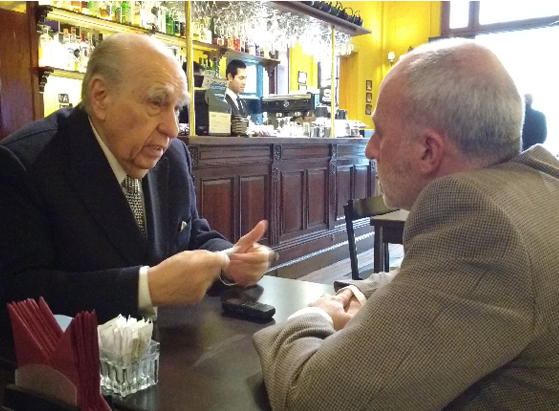 Daniel Berliner y Julio María Sanguinetti